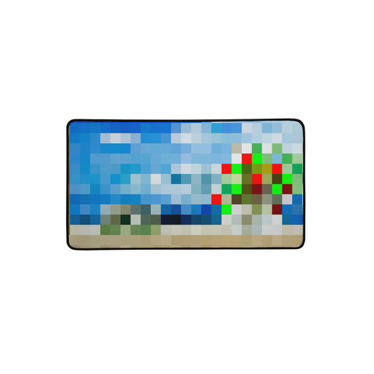 Seaside Desk mat 12×22 inch front view