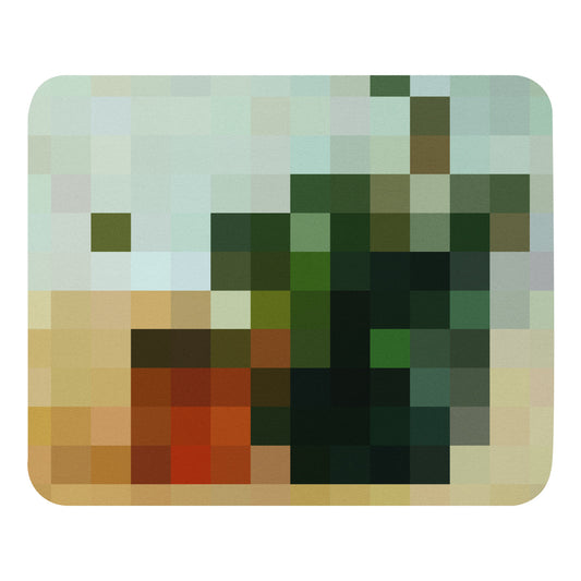 Flower Mouse pad product view 1